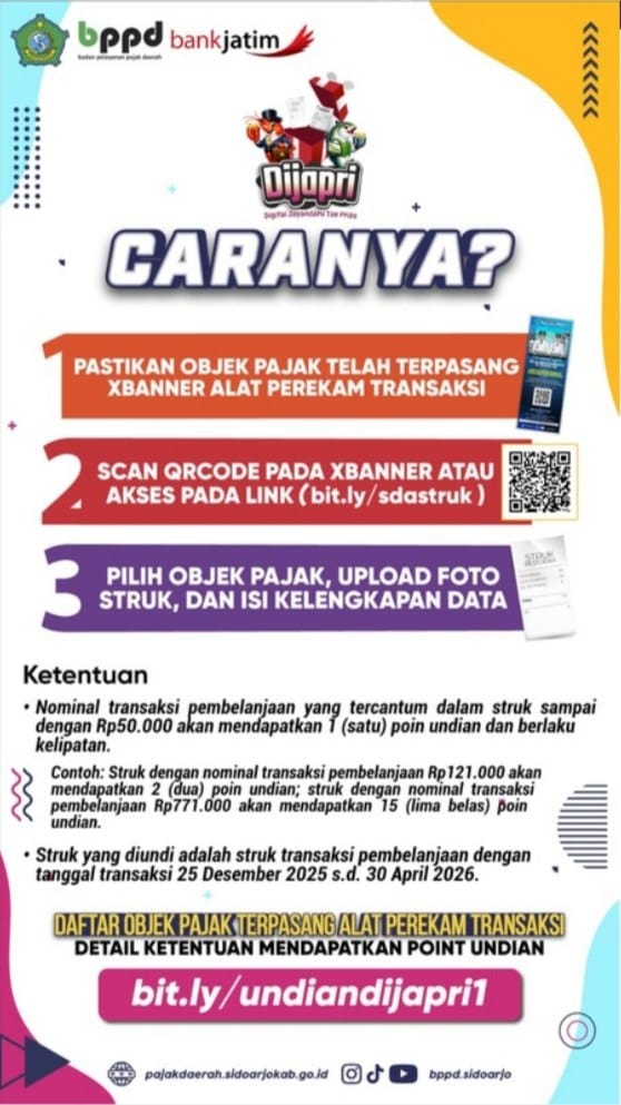 Dijapri Pajak Sidoarjo