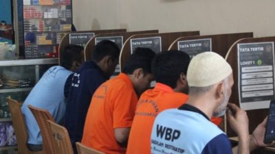 Lapas Sidoarjo Sediakan Video Call Gratis Sabtu & Minggu