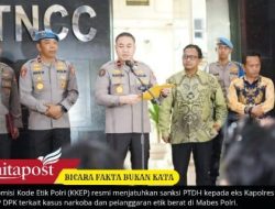 Eks Kapolres Bima Kota Dipecat Terkait Narkoba
