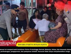 Puluhan Personel Polres Tanggap Cepat Banjir Probolinggo