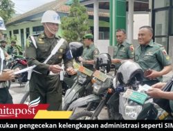 Gaktib Kodim 0817 Gresik Perketat Disiplin Prajurit