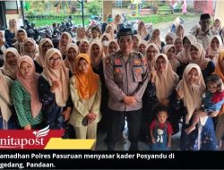 Safari Ramadhan Polres Pasuruan Sentuh Kader Posyandu