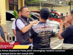 Residivis Curanmor Pic up Mojokerto Akhirnya Dibekuk