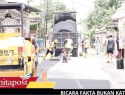 41 Jalan Di perbaiki, Target Selesai Sebelum Lebaran