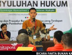 Restorative Justice Lapas Sidoarjo WBP Antusias Ikuti Penyuluhan