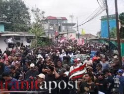 Demo Tolak Alih Fungsi Hutan Prigen Memanas Ribuan Massa Turun Jalan