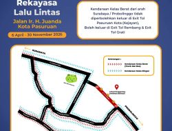 Penutupan Total Juanda Pasuruan Picu Kemacetan Jalur Alternatif Disiapkan