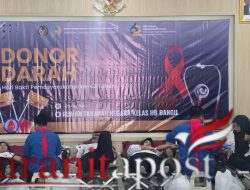 Hari Bakti Pemasyarakatan, Rutan Bangil Gelar Donor Darah