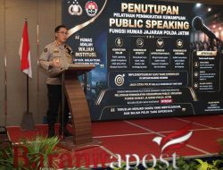 Pelatihan Public Speaking Polda Jatim Ditutup, Humas Dituntut Profesional