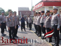 Kapolres Sidak Kehadiran Anggota Pasca Lebaran Tanpa Absen