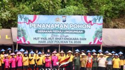 Kapolres Pasuruan Tanam Pohon, Aksi Nyata Peduli Lingkungan