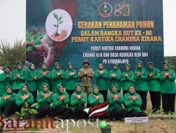 Gerakan Tanam Pohon Warnai HUT Persit ke-80