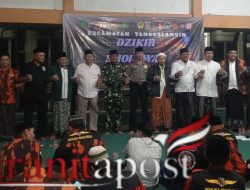 Dzikir Sholawat Kecamatan Tanggulangin, Warga Deklarasi Jaga Kondusifitas