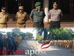 Perkuat Soliditas Wilayah, Danramil Bangil Hadiri Apel Sinergitas Tiga Pilar