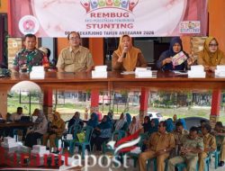 Sinergi Lintas Sektor, Babinsa Sekarjoho Kawal Program Percepatan Penurunan Stunting