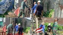 Danramil Rejoso Tinjau Langsung Program Pengeboran Air Bersih