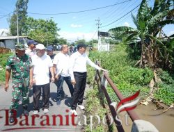 Jembatan Tarik Rusak Parah, Subandi Sidak Desak Perbaikan
