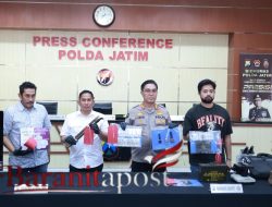 Komplotan Rumah Kosong Lintas Provinsi Dibongkar Polda Jatim