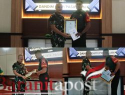 Dandim 0819 Pasuruan Beri Penghargaan Babinsa Grati, Aksi Heroik Gagalkan Curanmor Jadi Teladan Prajurit