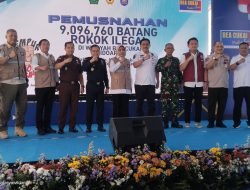 pemusnahan rokok