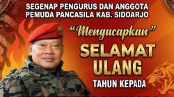 PAC Tanggulangin Ucapkan Selamat Ulang Tahun Ketua Pemuda Pancasila Sidoarjo