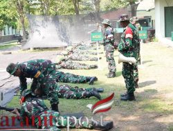 Latihan Menembak Korem 084, Prajurit TNI Asah Profesionalisme