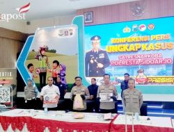 Rantai Jaringan Narkoba Lintas Negara Di Bongkar Polres Sidoarjo.