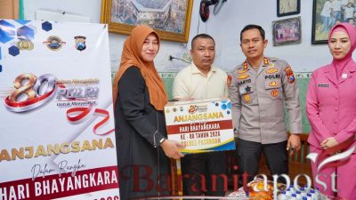 Hari Bhayangkara 80, Kapolres Pasuruan Sambangi Anggota Sakit