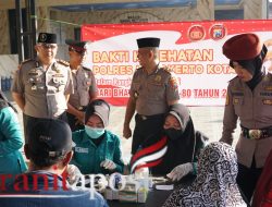 HUT Bhayangkara ke-80: Polres Mojokerto Kota Gelar Bakti Sosial