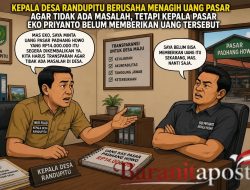 Kepala Desa Tagih Pertanggung Jawaban Dana Rp14 Juta Pasar Padhang Howo Belum Diserahkan. Ada Apa ??