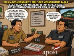 Dugaan Penggelapan Uang Kas Pasar Desa Randupitu Terancam Dipolisikan