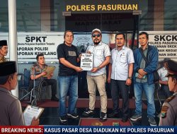 Heboh! Dugaan Selisih Kas Pasar Randupitu Dilaporkan ke Tipidkor Polres Pasuruan