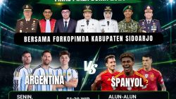 Nobar Final Piala Dunia Sidoarjo, Hadiah 4 Tiket Umroh Menanti