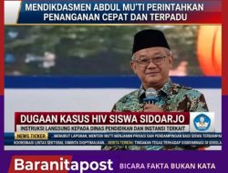 Dugaan Kasus HIV Siswa Sidoarjo, Mendikdasmen Abdul Mu’ti Perintahkan Penanganan Cepat & Terpadu