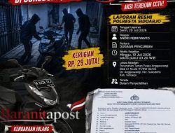Motor Honda Beat Raib Digondol Maling di Sukodono Sidoarjo