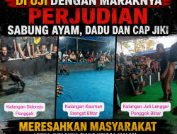 FORKOPIMDA Kota Blitar Di Uji Dengan Maraknya Perjudian Makin Merajalela.