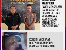 15 Menit Setelah Diamankan, Widi Meninggal! Polisi Ungkap Fakta