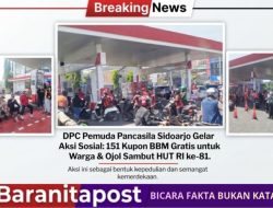 Senyum Sumringah Warga Sidoarjo, Dibalik 151 Kupon BBM Gratis Pemuda Pancasila