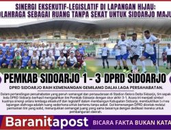 Kemenangan DPRD Sidoarjo Dalam Laga Persahabatan Penuh Kebersamaan Persatuan