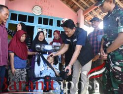Kursi Roda Bupati Subandi Bawa Harapan Baru Anak Difabel