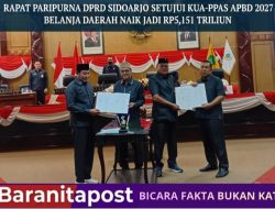 DPRD & Pemkab Sidoarjo Sepakat, Anggaran 2027 Tembus Rp5 Triliun Lebih
