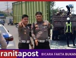 Patroli Satlantas Polres Gresik Pantau Blackspot & Truk Tanpa Terpal