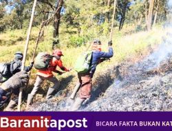 Polsek Nongkojajar Antisipasi Karhutla Malang Merembet Pasuruan