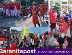 Semarak Aksi Warga Kompak Angkat Budaya Indonesia Dalam Karnaval Nusantara Desa Banjarkemantren