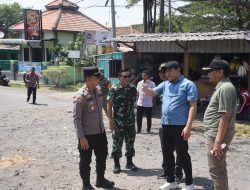 pelebaran persimpangan Polsek