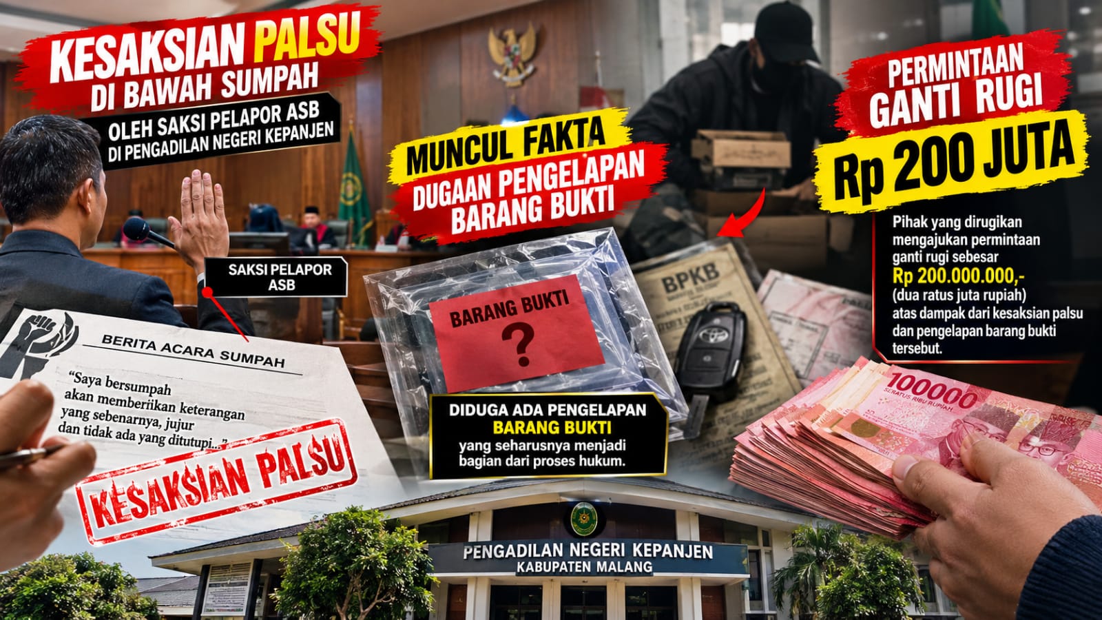 Bongkar Skandal Barang Bukti